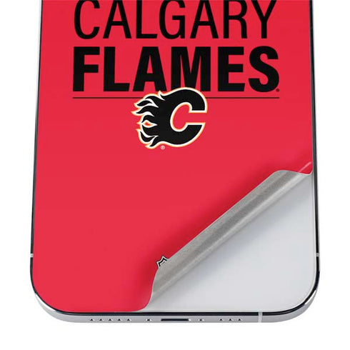 NHL Calgary Flames Lineup iPhone 12 Pro Skin