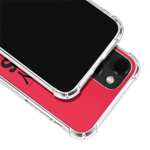 NHL Calgary Flames Lineup iPhone 14 Plus Clear Case