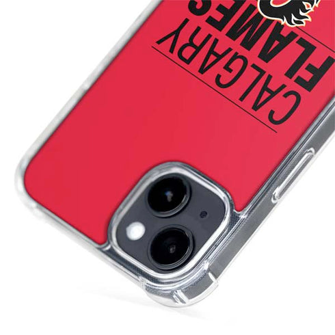 NHL Calgary Flames Lineup iPhone 15 Plus MagSafe Case