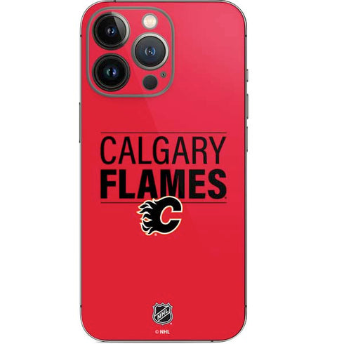 NHL Calgary Flames Lineup iPhone 14 Pro Skin