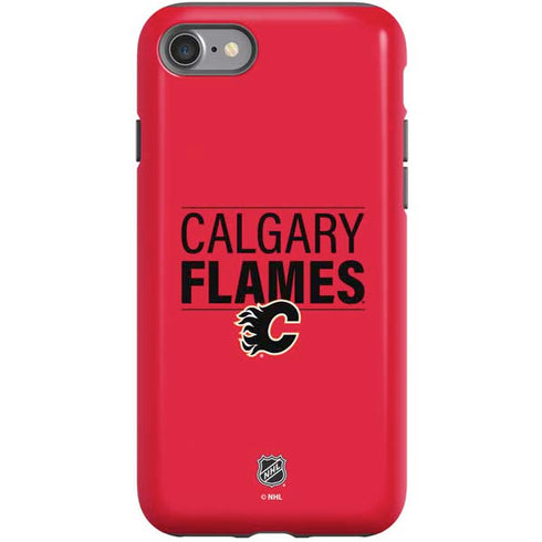 NHL Calgary Flames Lineup iPhone SE (2nd & 3rd Gen) Pro Case