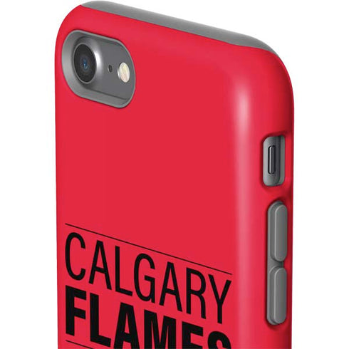 NHL Calgary Flames Lineup iPhone SE (2nd & 3rd Gen) Pro Case