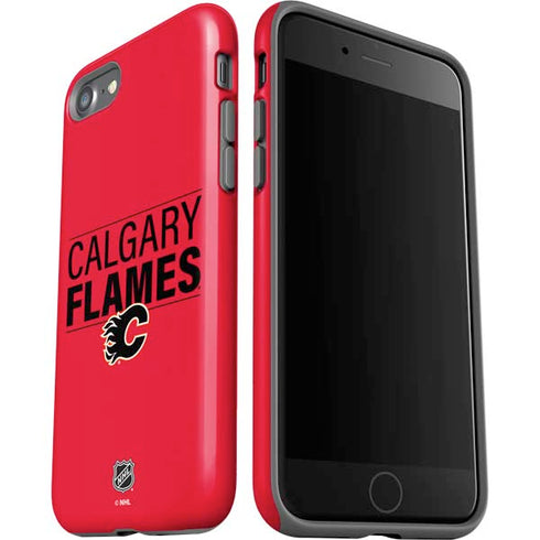 NHL Calgary Flames Lineup iPhone SE (2nd & 3rd Gen) Pro Case