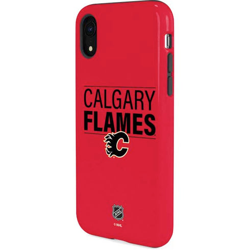 NHL Calgary Flames Lineup iPhone XR Pro Case