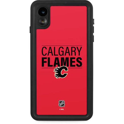 NHL Calgary Flames Lineup iPhone XR Waterproof Case