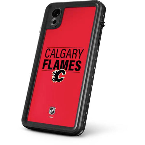 NHL Calgary Flames Lineup iPhone XR Waterproof Case