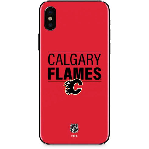 NHL Calgary Flames Lineup iPhone XS Max Skin