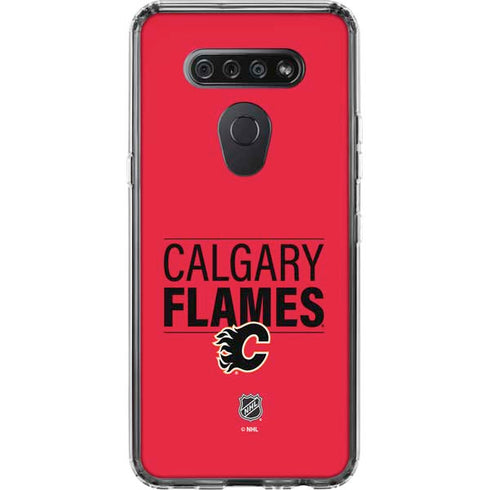 NHL Calgary Flames Lineup LG K51/Q51 Clear Case