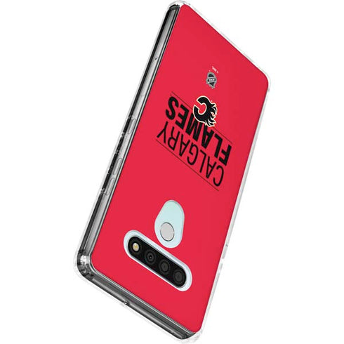 NHL Calgary Flames Lineup LG Stylo 6 Clear Case