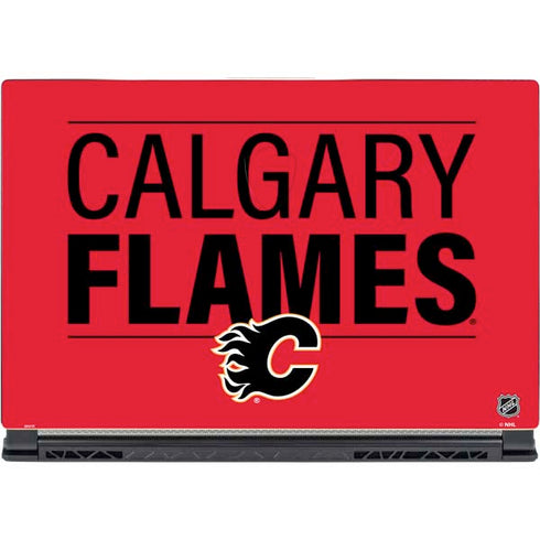 NHL Calgary Flames Lineup MSI GS65 Stealth Laptop Skin