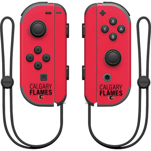 NHL Calgary Flames Lineup Nintendo Joy-Con (L/R) Controller Skin