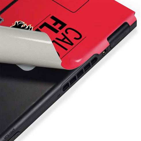 NHL Calgary Flames Lineup Nintendo Switch Bundle Skin