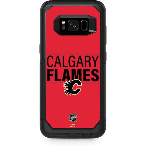 NHL Calgary Flames Lineup Otterbox Commuter Galaxy Skin