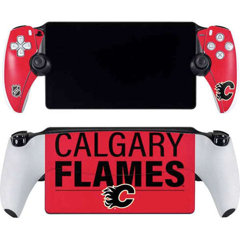 NHL Calgary Flames Lineup PlayStation Portal Remote Player Skin