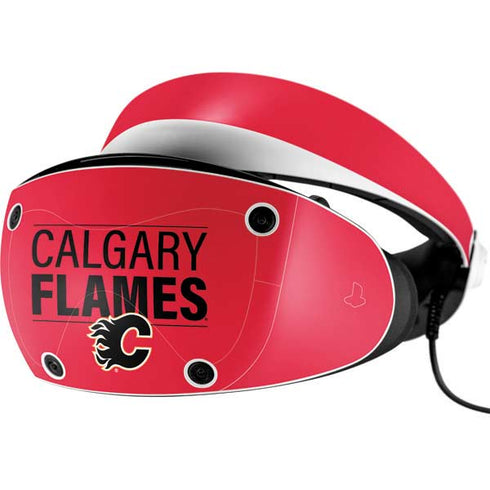 NHL Calgary Flames Lineup PlayStation VR2 Skin