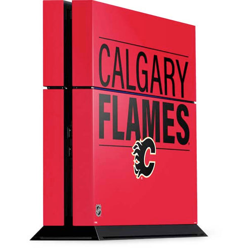 NHL Calgary Flames Lineup PS4 Console Skin