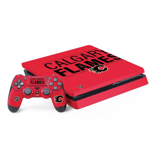 NHL Calgary Flames Lineup PS4 Slim Bundle Skin