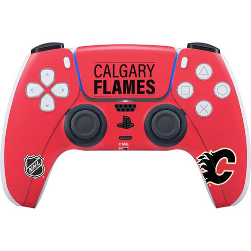 NHL Calgary Flames Lineup PS5 Controller Skin
