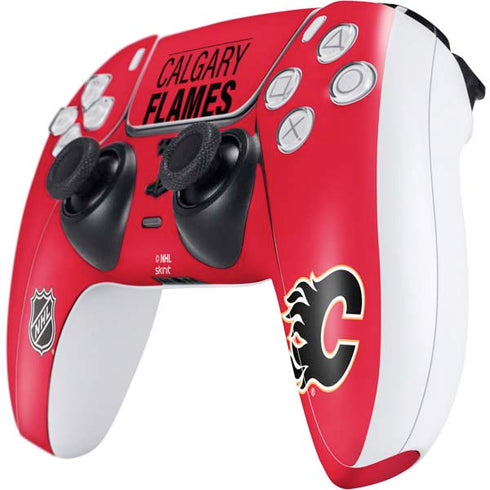 NHL Calgary Flames Lineup PS5 Controller Skin