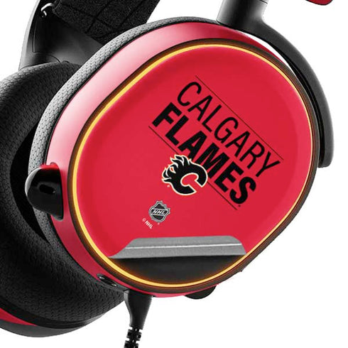 NHL Calgary Flames Lineup SteelSeries Arctis 5 Skin