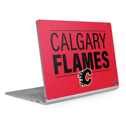 NHL Calgary Flames Lineup Surface Book 2 13.5in Skin