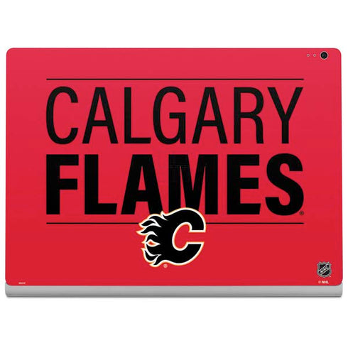 NHL Calgary Flames Lineup Surface Book 2 13.5in Skin