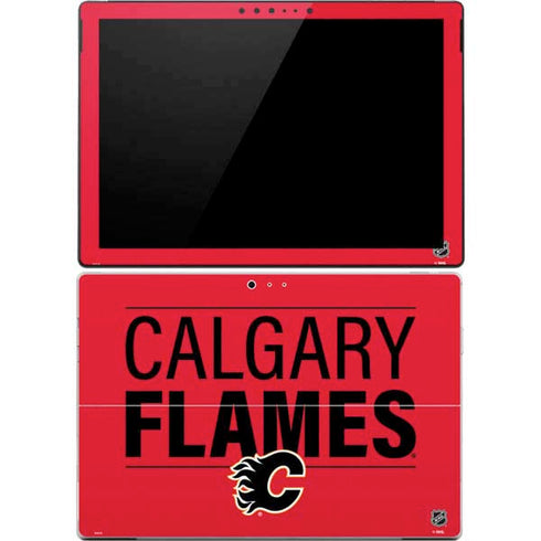 NHL Calgary Flames Lineup Surface Pro 4 Skin