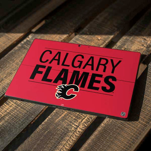 NHL Calgary Flames Lineup Surface Pro 7 Skin