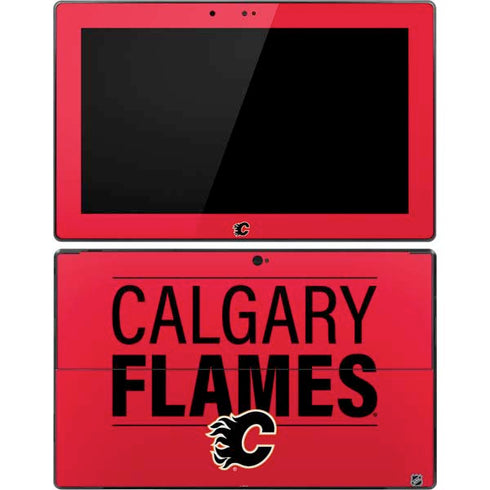 NHL Calgary Flames Lineup Surface Pro Tablet Skin
