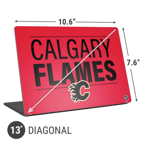 NHL Calgary Flames Lineup Universal Laptop 13in (10.6 x 7.6in) Skin