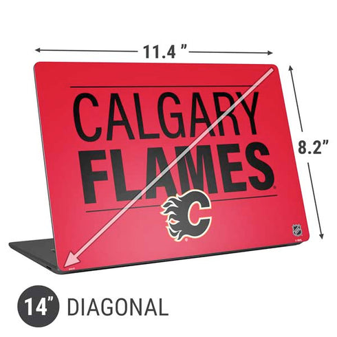 NHL Calgary Flames Lineup Universal Laptop 14in (11.4 x 8.2in) Skin