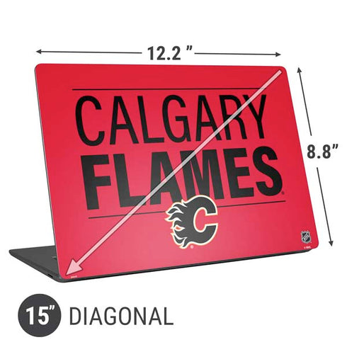 NHL Calgary Flames Lineup Universal Laptop 15in (12.2 x 8.8in) Skin