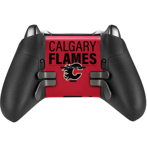 NHL Calgary Flames Lineup Xbox Elite Wireless Controller Series 2 Skin