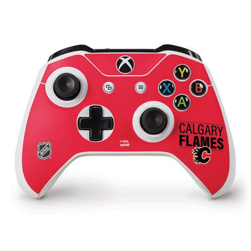 NHL Calgary Flames Lineup Xbox One S Controller Skin