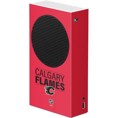 NHL Calgary Flames Lineup Xbox Series S Console Skin