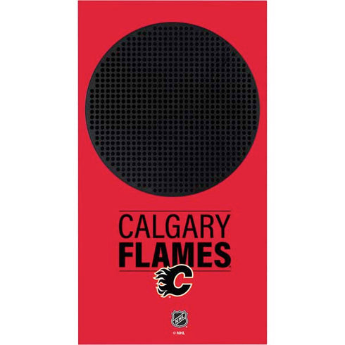 NHL Calgary Flames Lineup Xbox Series S Console Skin