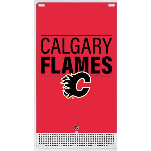 NHL Calgary Flames Lineup Xbox Series S Console Skin