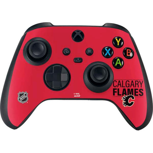 NHL Calgary Flames Lineup Xbox Series X Controller Skin