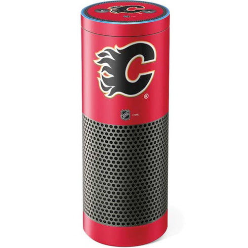 NHL Calgary Flames Solid Background Amazon Echo Skin