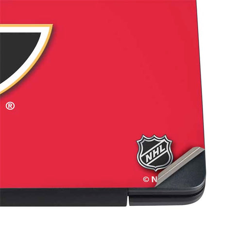 NHL Calgary Flames Solid Background Dell Vostro Skin