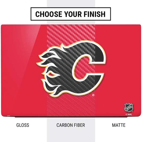 NHL Calgary Flames Solid Background Dell Vostro Skin