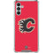 NHL Calgary Flames Solid Background Galaxy A13 5G Clear Case