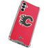 NHL Calgary Flames Solid Background Galaxy A13 5G Clear Case