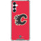 NHL Calgary Flames Solid Background Galaxy A14 5G Clear Case