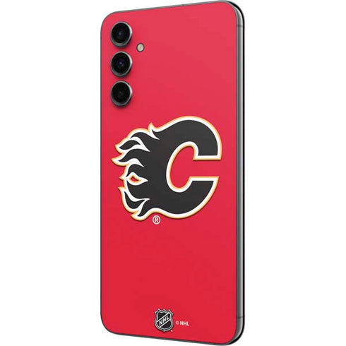 NHL Calgary Flames Solid Background Galaxy A14 5G Skin