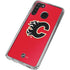 NHL Calgary Flames Solid Background Galaxy A21 Clear Case