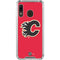 NHL Calgary Flames Solid Background Galaxy A30 Clear Case
