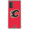 NHL Calgary Flames Solid Background Galaxy A32 5G Clear Case