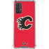 NHL Calgary Flames Solid Background Galaxy A32 5G Clear Case
