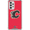 NHL Calgary Flames Solid Background Galaxy A33 5G Clear Case